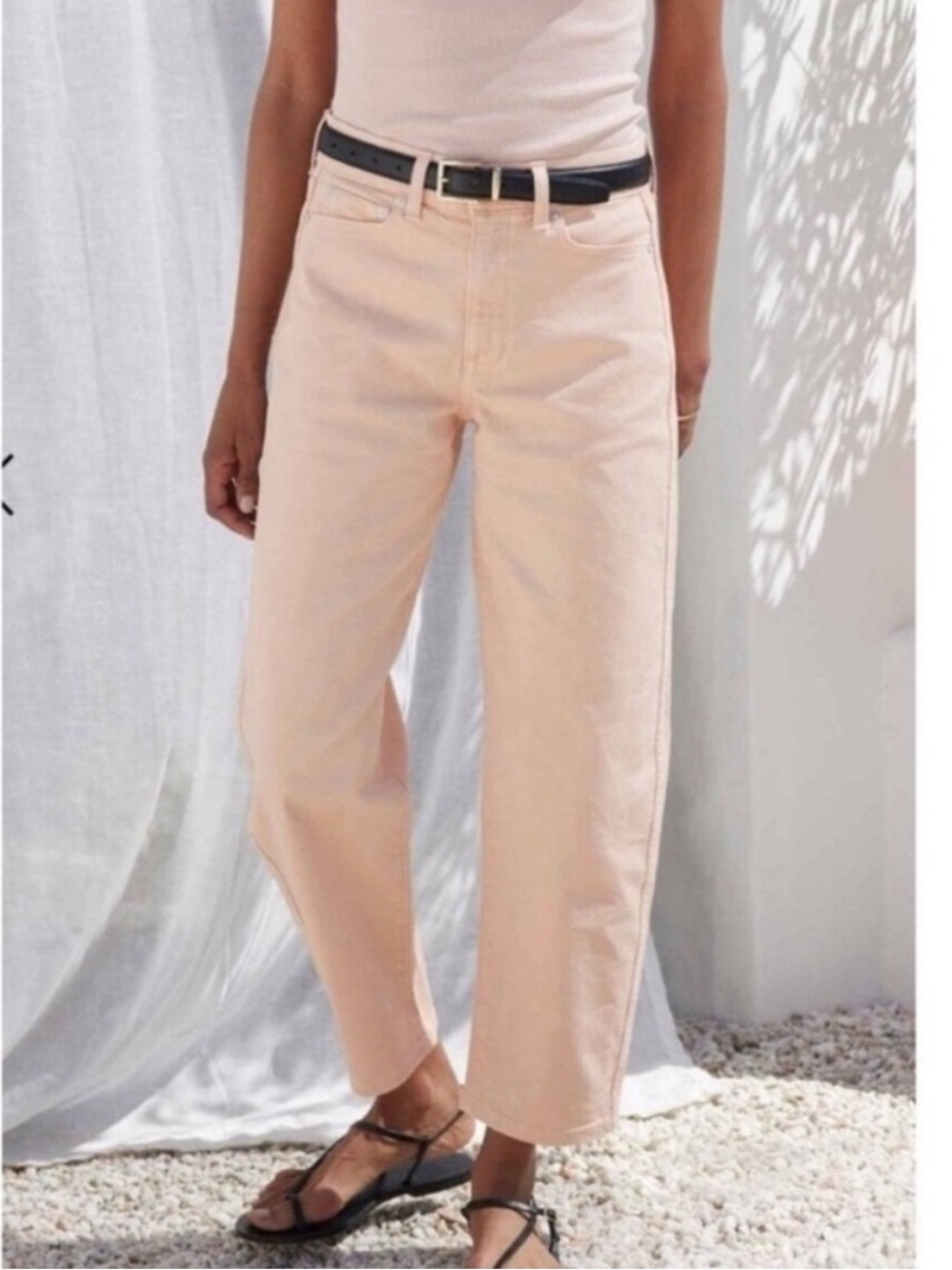 AYR Jeans The Beat Drop Barrel Leg in Ciao Bella Pink - Picture 2 of 8